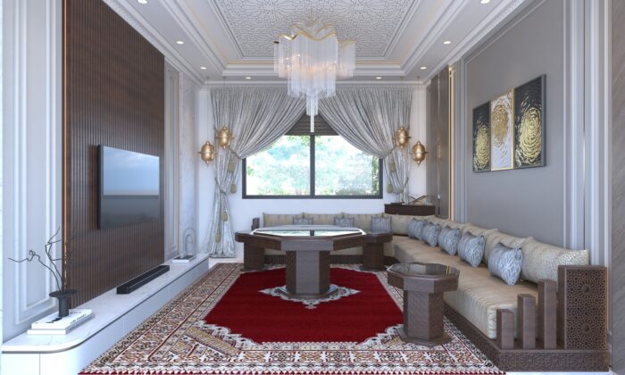 Dar Dmana Decor Salon Marocain traditionnel Slimania Maroc Casablanca Marrakech Agadir Kénitra Rabat Salé Tanger Tétouan