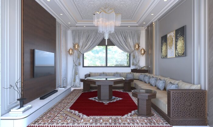 Dar Dmana Decor Salon Marocain traditionnel Slimania Maroc Casablanca Marrakech Agadir Kénitra Rabat Salé Tanger Tétouan