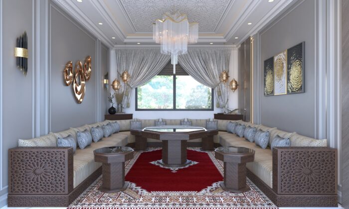 Dar Dmana Decor Salon Marocain traditionnel Slimania Maroc Casablanca Marrakech Agadir Kénitra Rabat Salé Tanger Tétouan