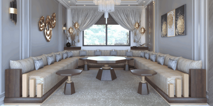 Salon Marocain traditionnel simple v2