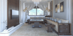 Salon Marocain traditionnel vagues Dar Dmana Decor (2)