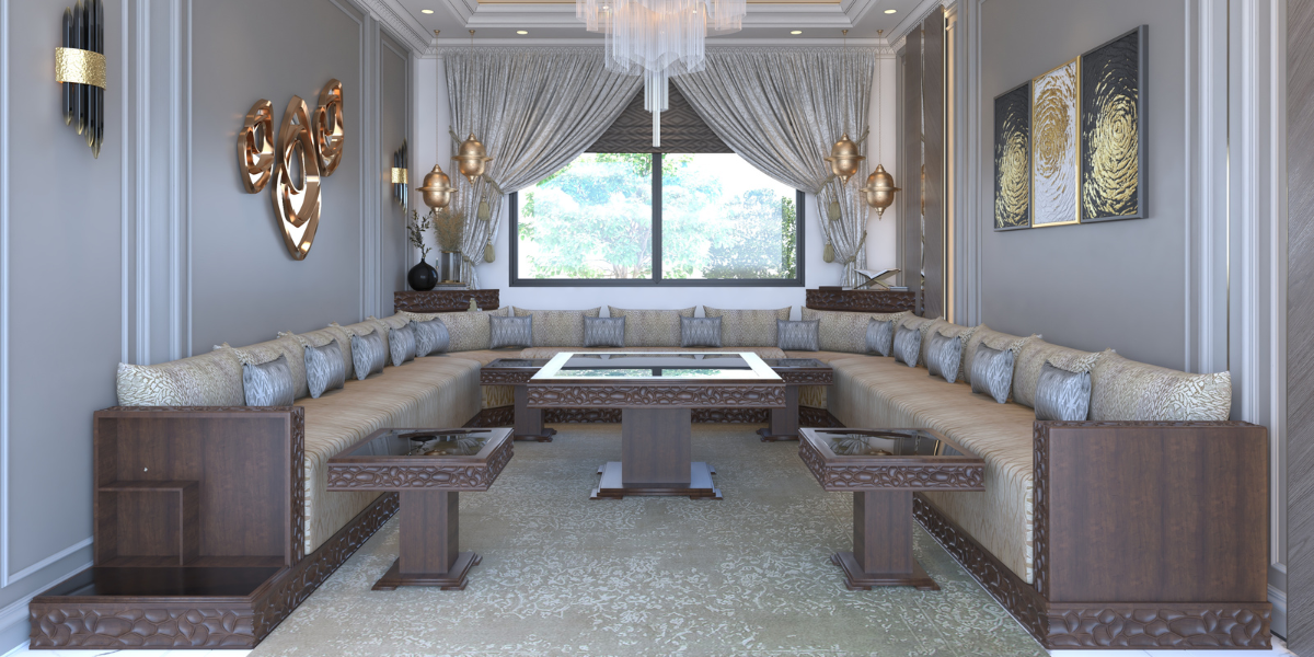 Salon marocain traditionnel La Ruche Dar Dmana Decor