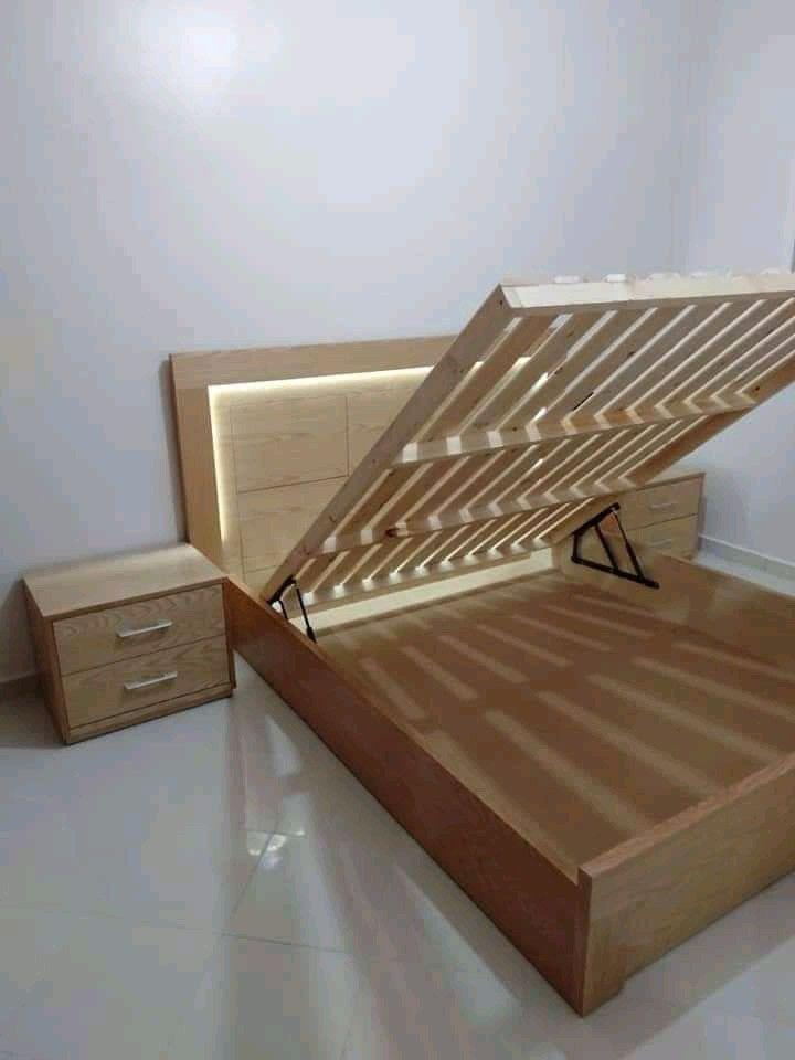 Chambre à coucher sur mesure en bois massif — Dar Dmana Decor