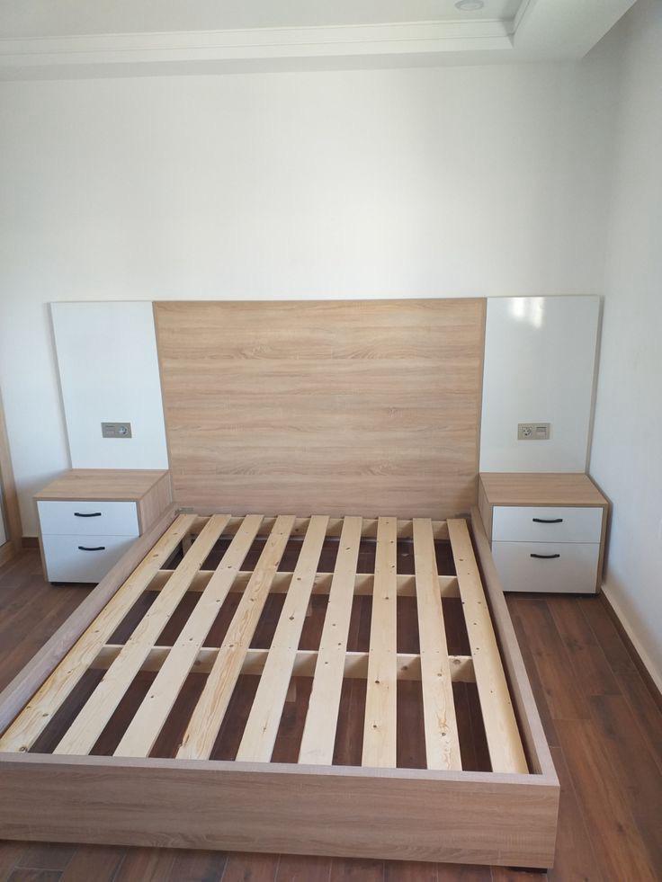 Chambre à coucher sur mesure en bois massif — Dar Dmana Decor