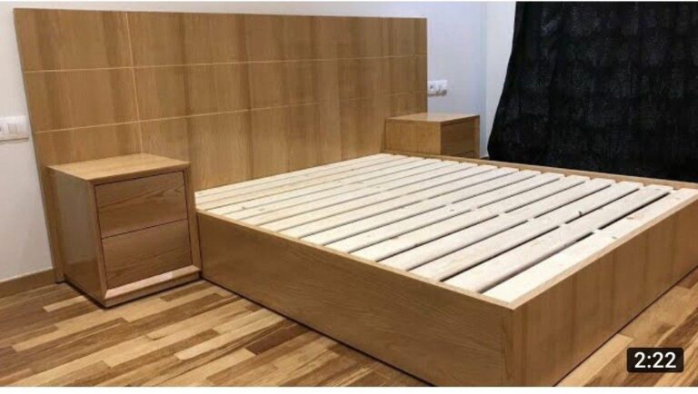 Chambre à coucher sur mesure en bois massif — Dar Dmana Decor