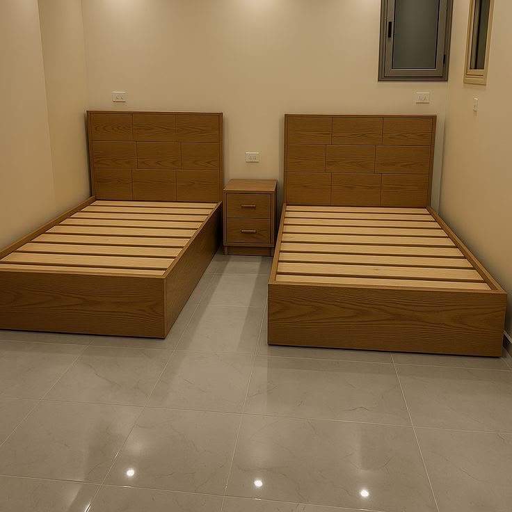 Chambre à coucher sur mesure en bois massif — Dar Dmana Decor
