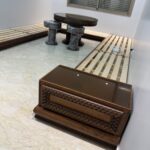 Salon marocain Drej ou Ktef sur mesure en bois massif — Salon Premium