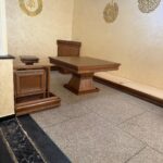 Salon marocain Drej ou Ktef sur mesure en bois massif — Salon Premium