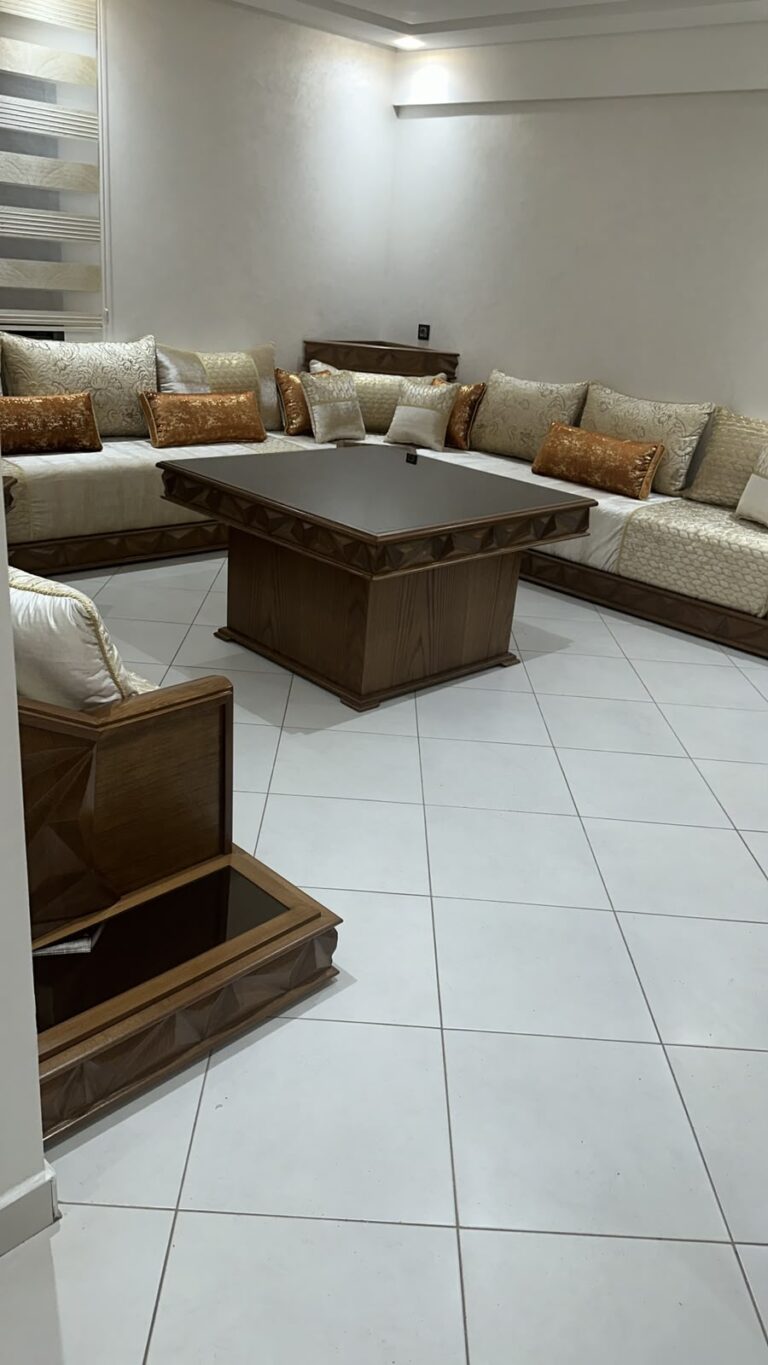 Salon marocain Pyramide sur mesure en bois massif — Salon Premium